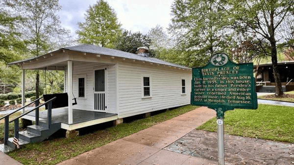 Elvis Presley birthplace home in Tupelo